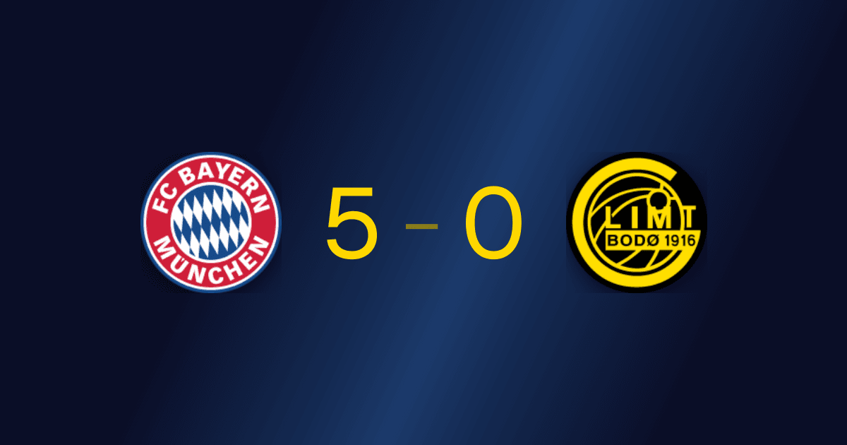Bayern Munich 5-0 Bodø/Glimt: Olisé Brace Headlines a Rout at the Allianz Arena